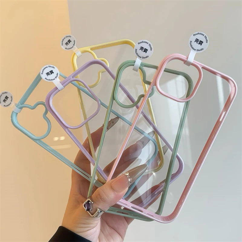 Luxury Clear Shockproof Case - iPhone 14-16 Pro Max