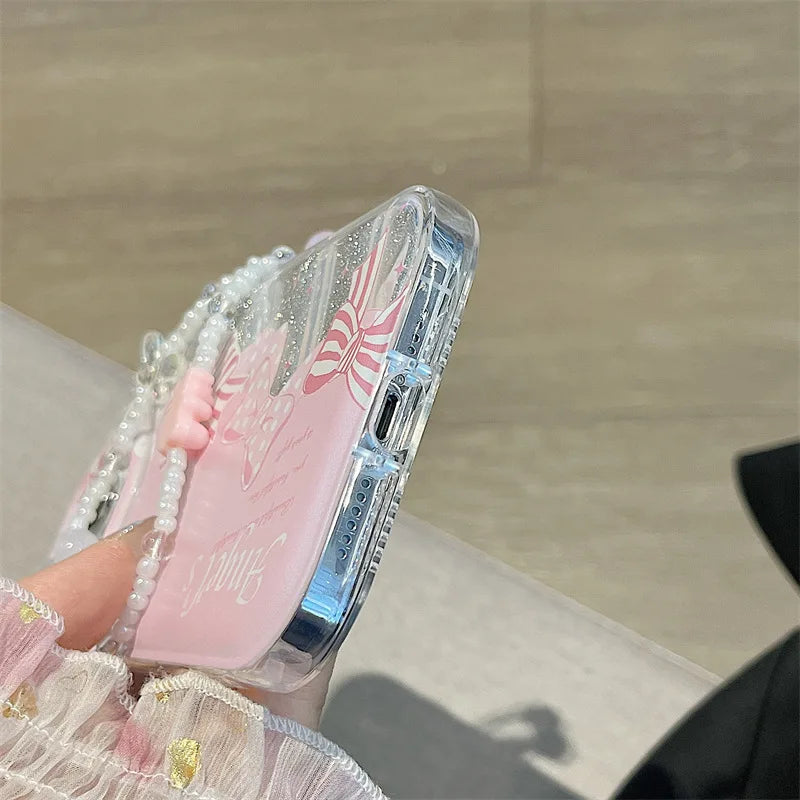 Korean 3D Aurora Bracelet Case - iPhone 13-16 Pro Max