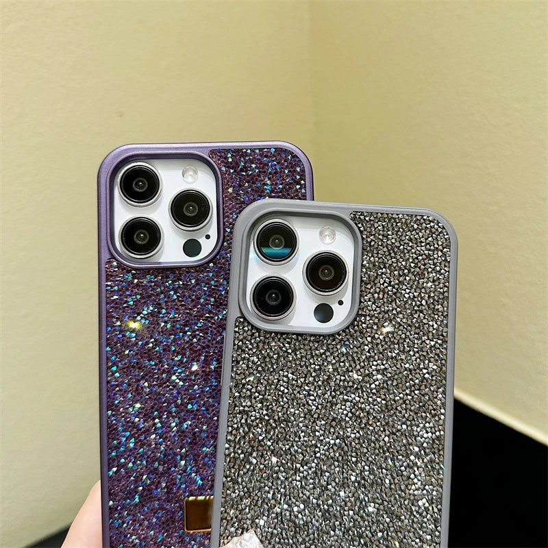 Shiny Diamond Rubber Case - iPhone 11-16