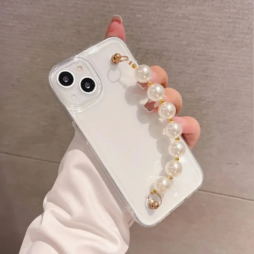Beaded Bracelet Clear Case - iPhone 13-14 Pro Max