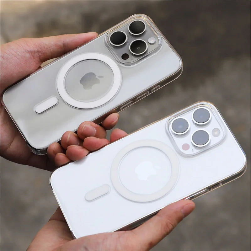Transparent Magsafe Case - iPhone 13-15 Pro Max