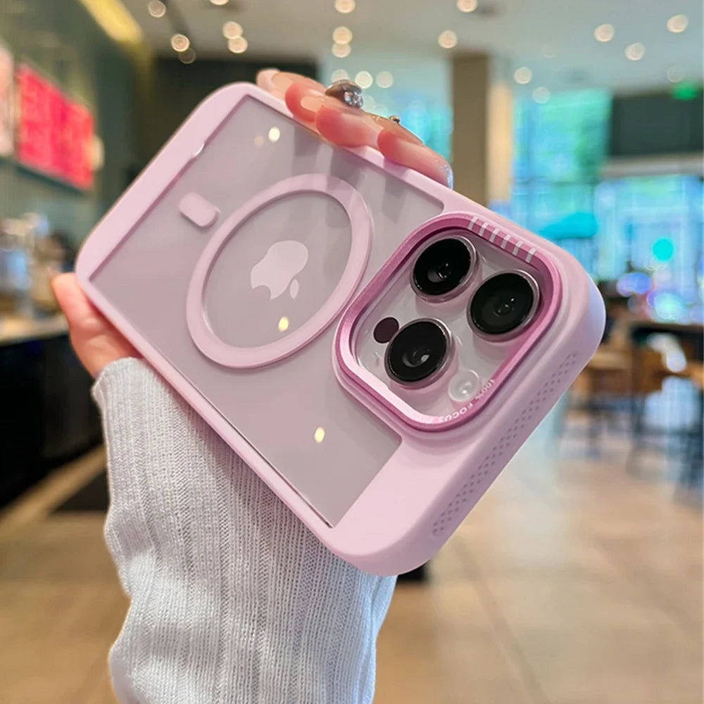 Luxury Clear Heat Magsafe Case - iPhone 11-16 Pro Max