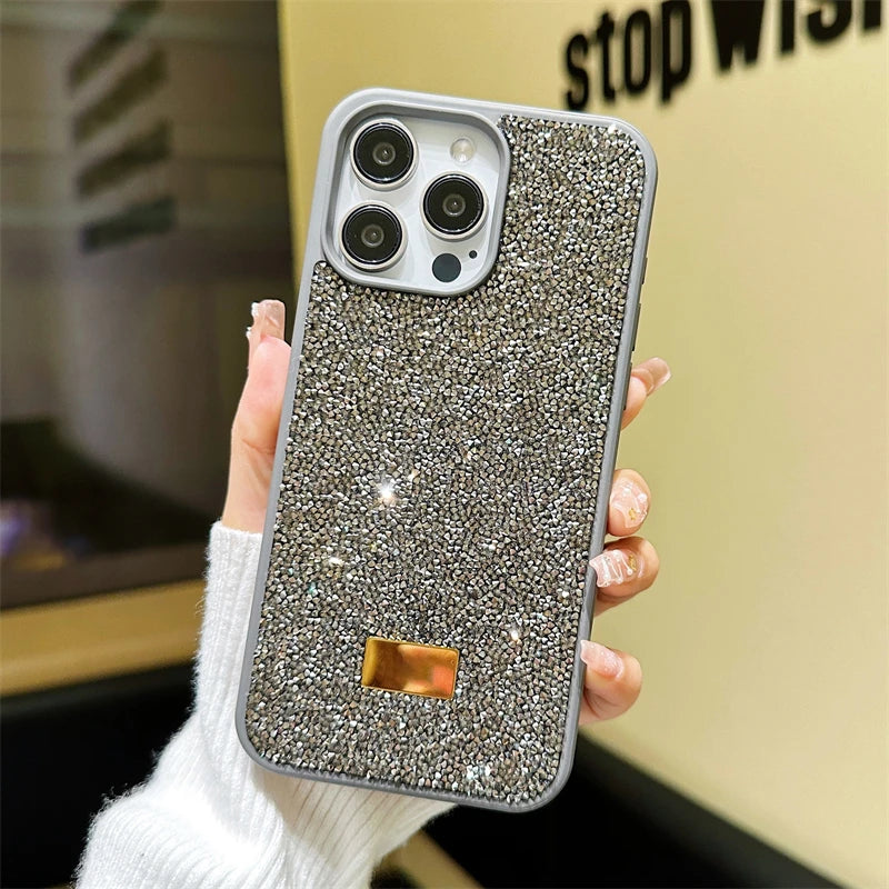 Shiny Diamond Rubber Case - iPhone 11-16