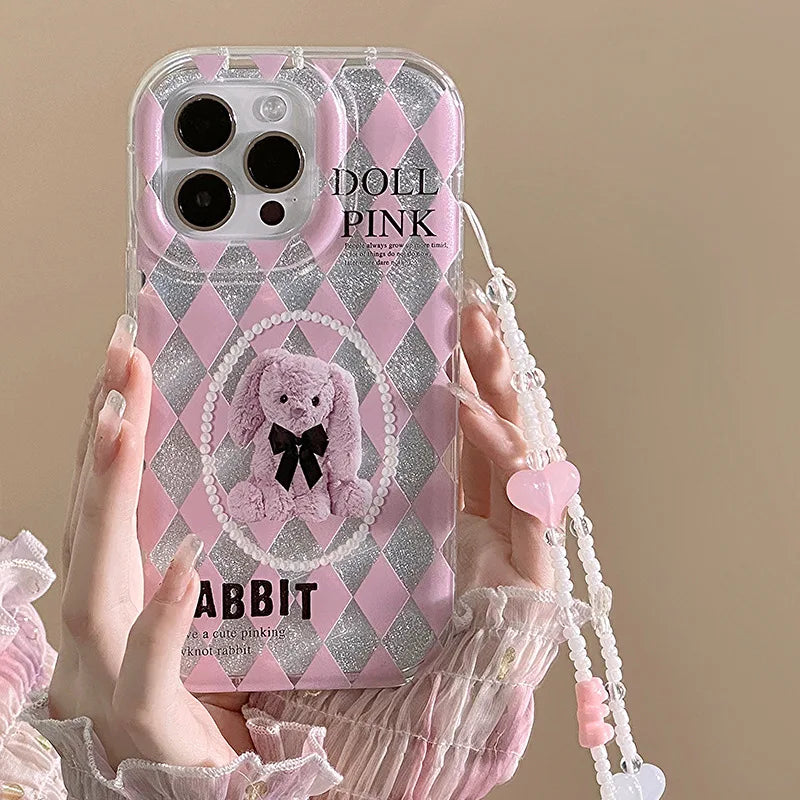 Korean 3D Aurora Bracelet Case - iPhone 13-16 Pro Max