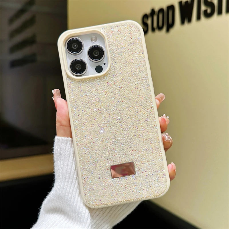 Shiny Diamond Rubber Case - iPhone 11-16