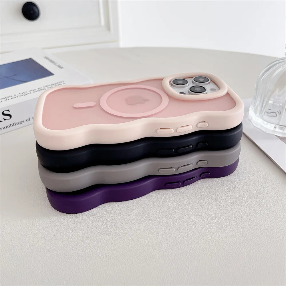 Curly Wave Magsafe Case - iPhone 12-15 Pro Max