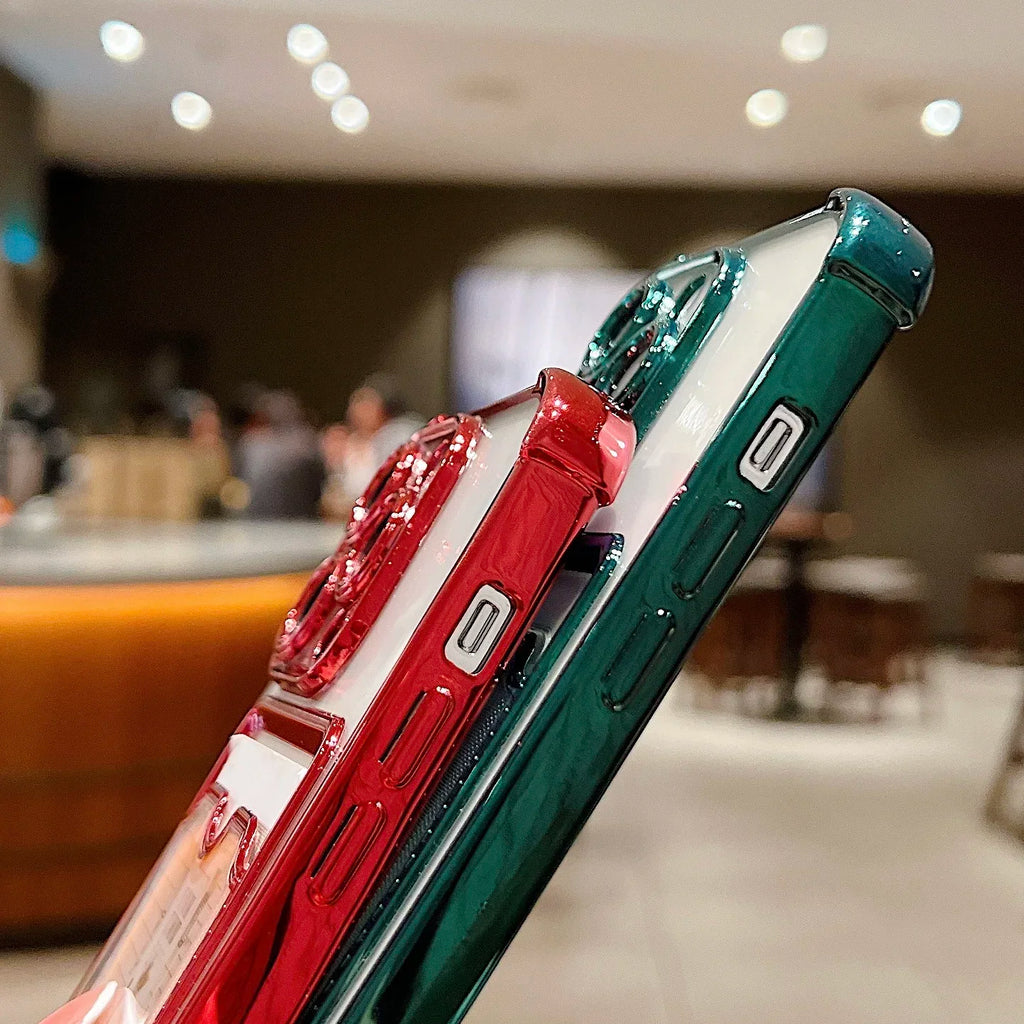 Transparent Wallet Card Case - iPhone 11-15 Pro Max