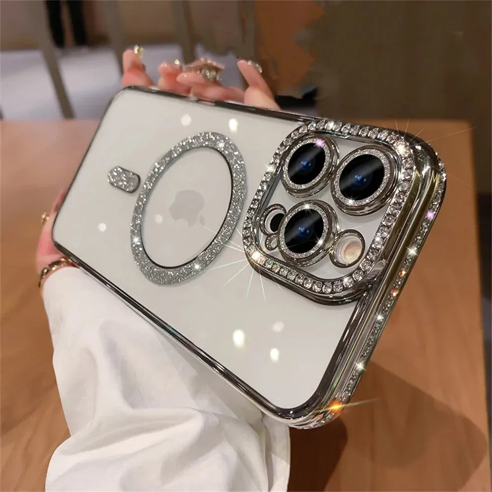 Glitter Diamond Magsafe Case - iPhone 11-16 Pro Max