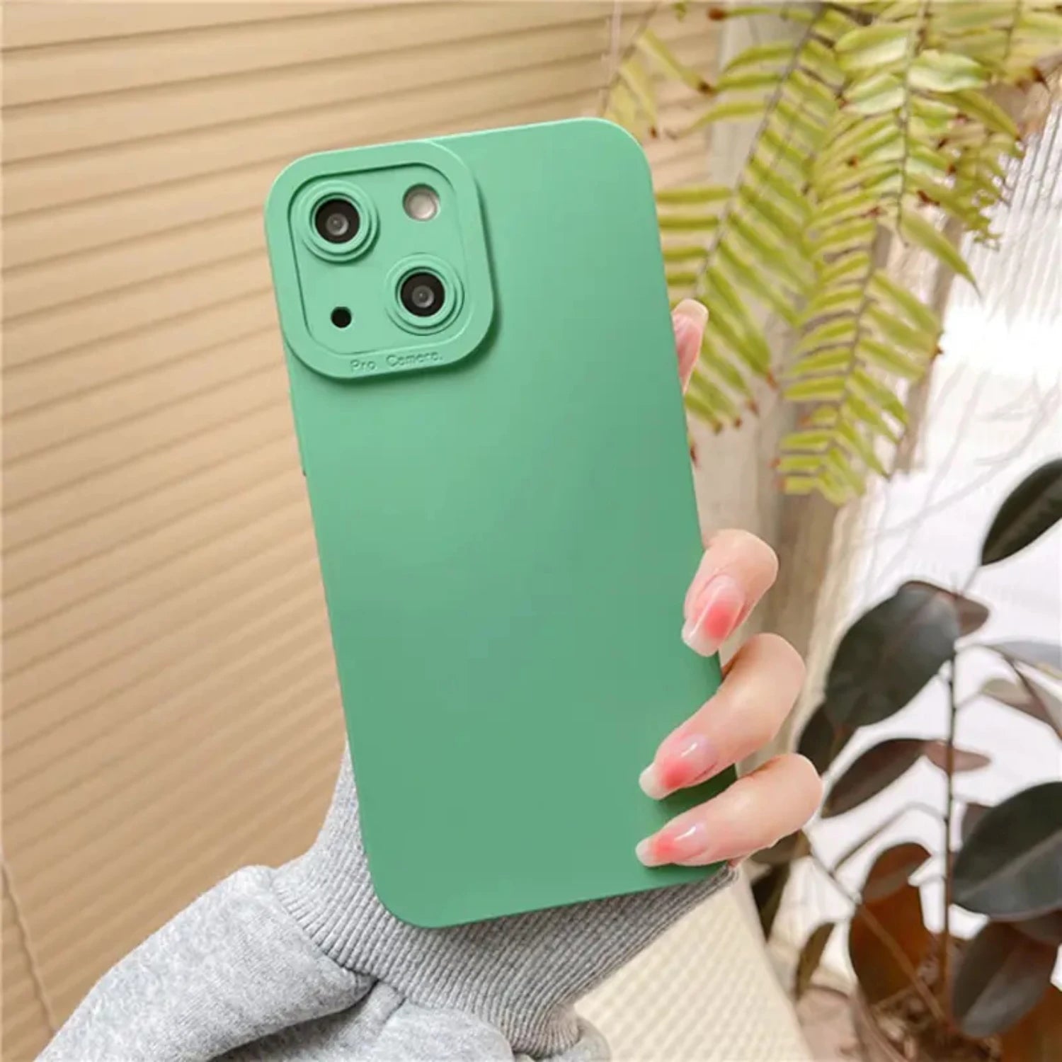 Luxurious Silicone Solid Case - iPhone 1-14 Pro Max