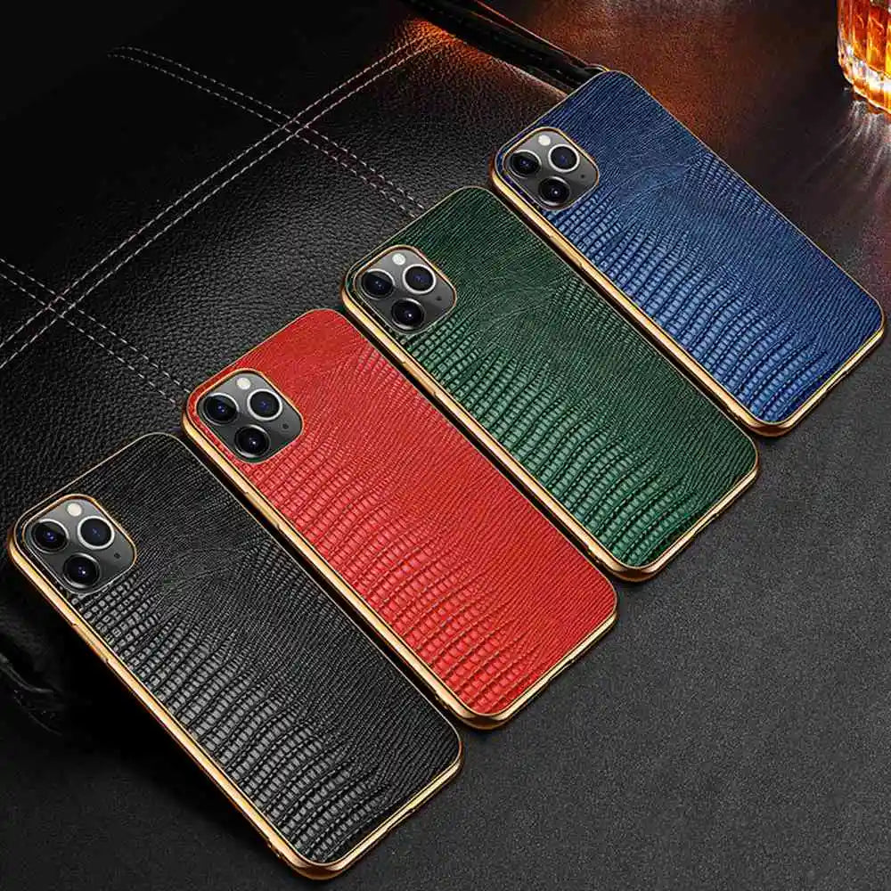 Genuine Leather Soft Edge Case - iPhone 12-13 Pro Max
