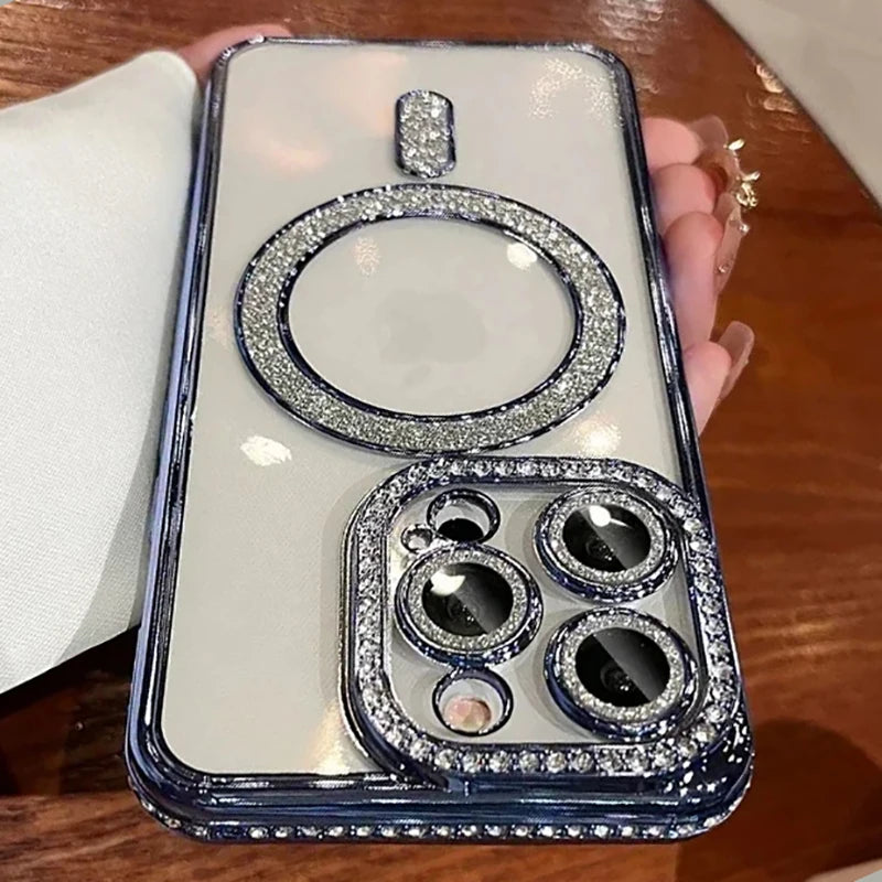 Glitter Diamond Magsafe Case - iPhone 11-16 Pro Max