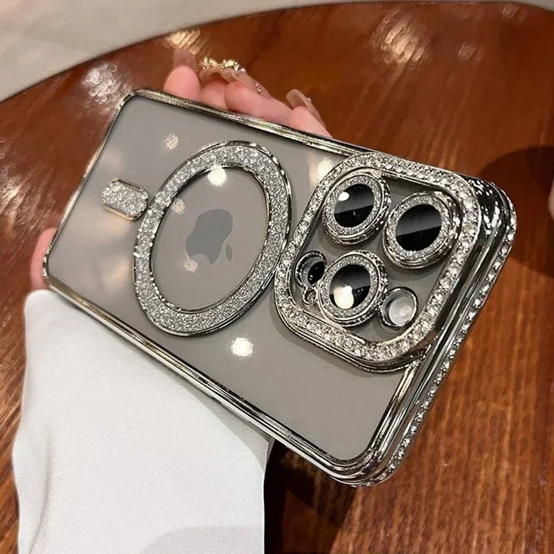 Glitter Diamond Magsafe Case - iPhone 11-16 Pro Max