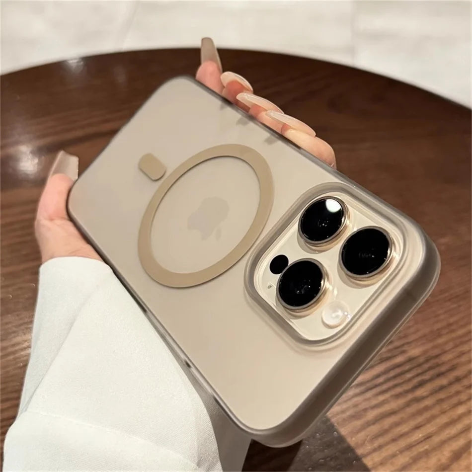 Matte Magnetic Bumper Case - iPhone 11-15 Pro Max