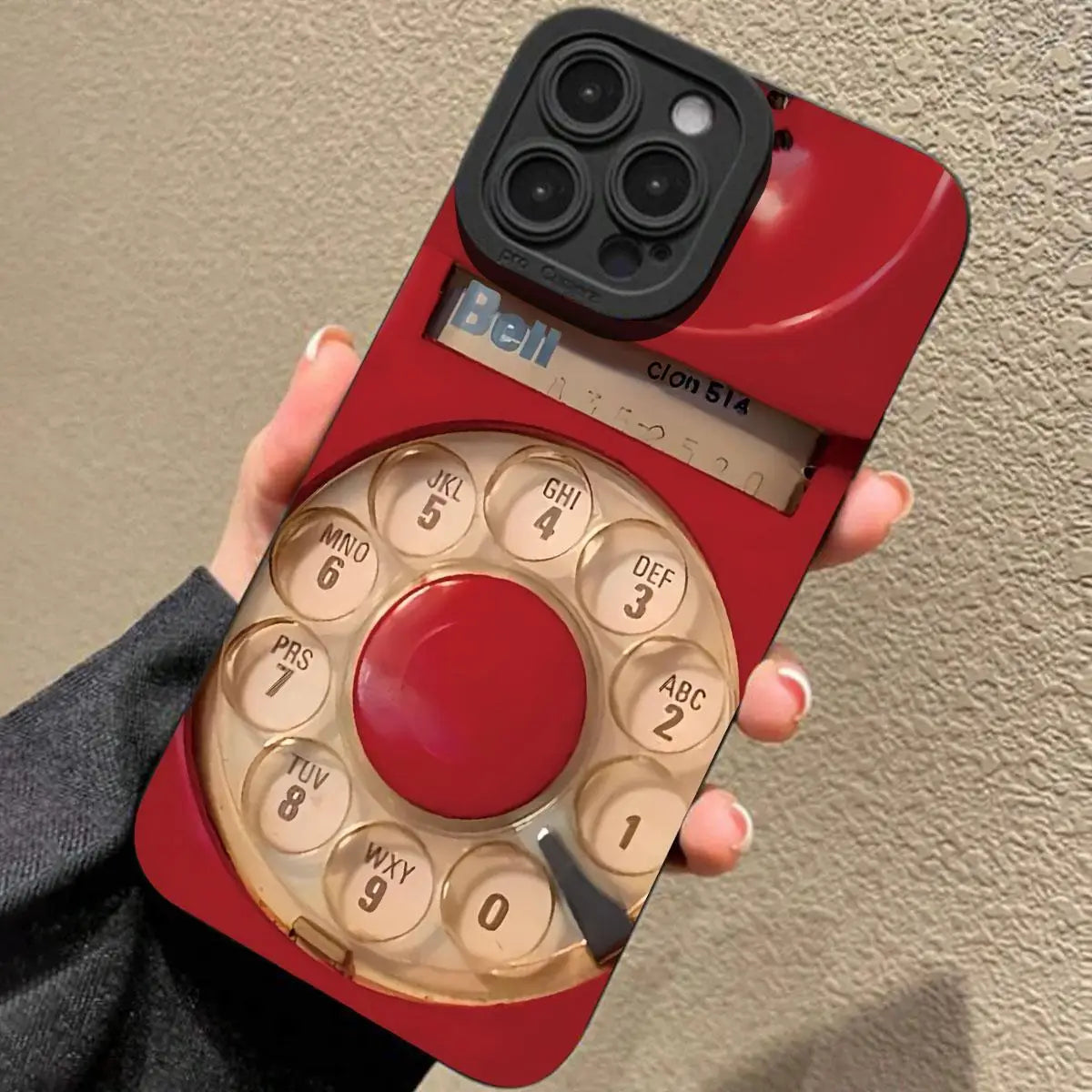 Retro Telephone Design Case - iPhone 11-16 Pro Max