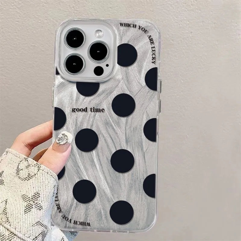 Pink Love Heart Shockproof Case - iPhone 6-15 SE2