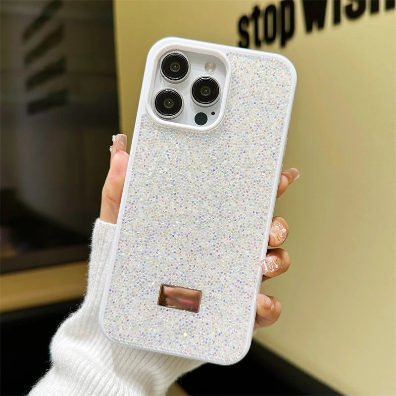 Shiny Diamond Rubber Case - iPhone 11-16