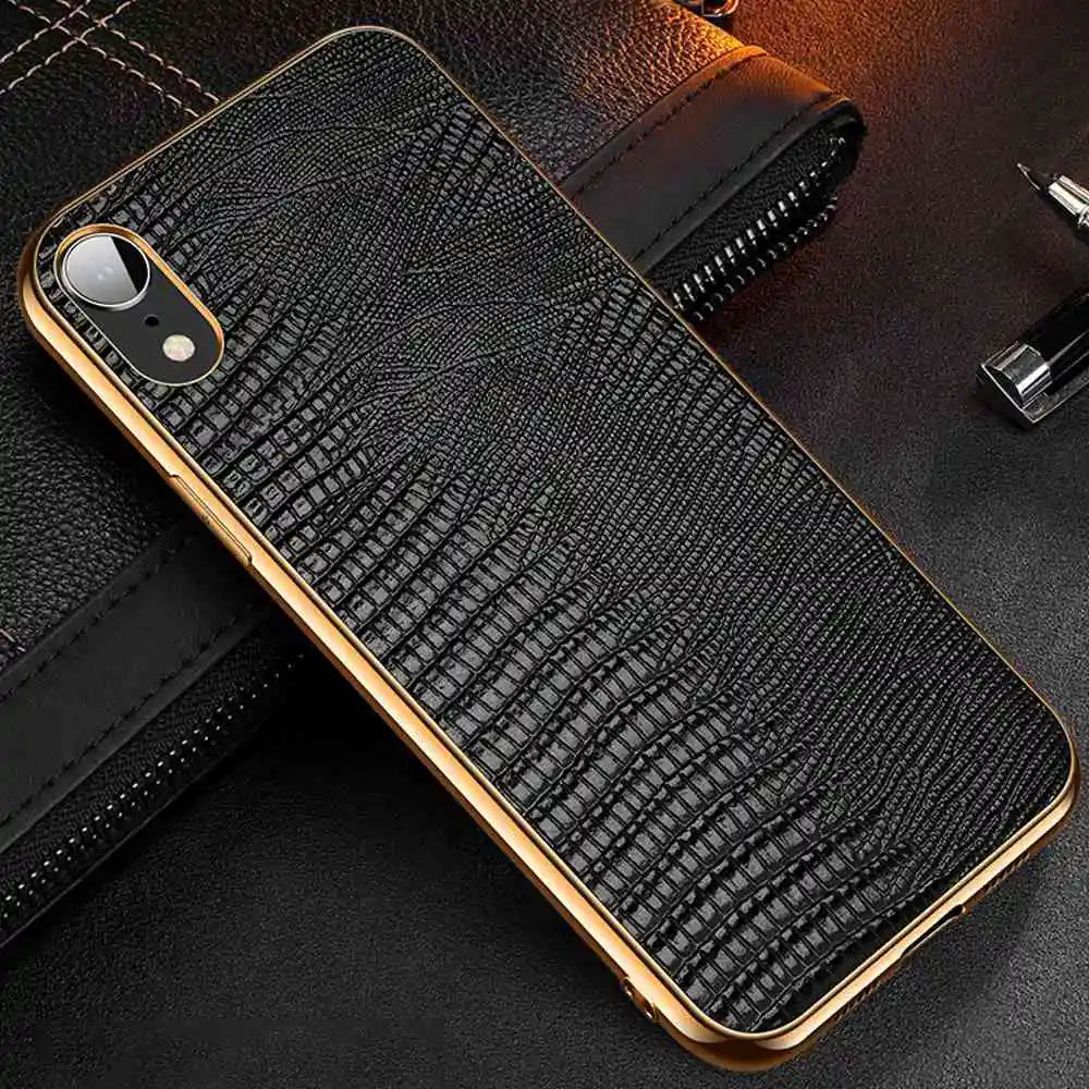 Genuine Leather Soft Edge Case - iPhone 12-13 Pro Max