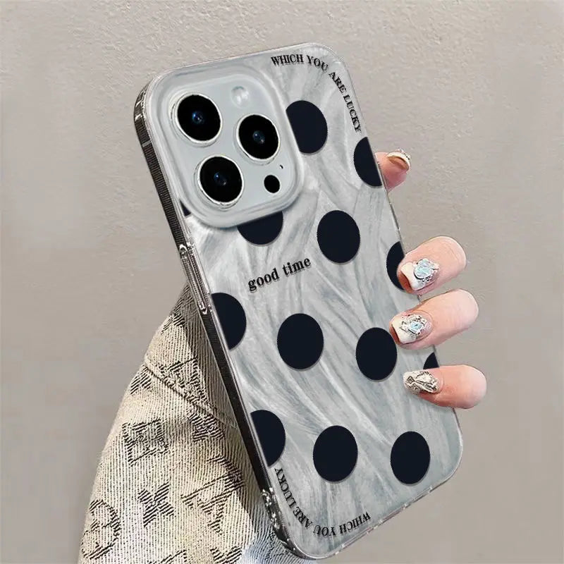 Pink Love Heart Shockproof Case - iPhone 6-15 SE2
