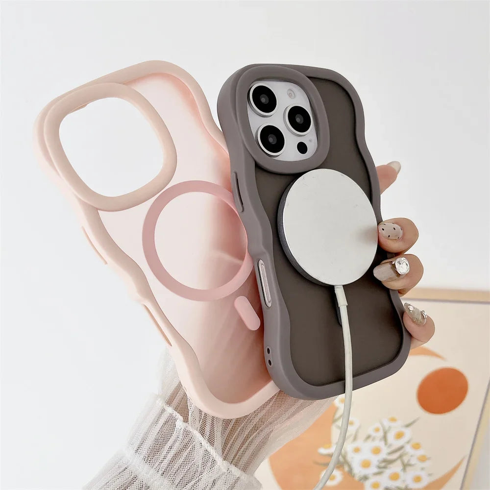 Curly Wave Magsafe Case - iPhone 12-15 Pro Max