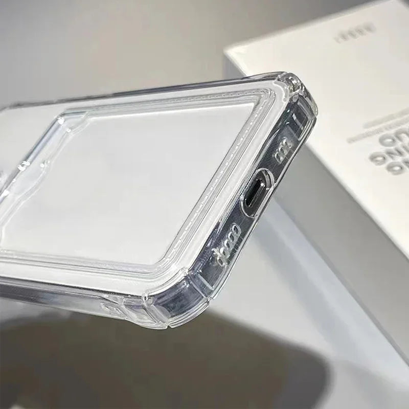 Slide Card Silicone Case - iPhone 6-15