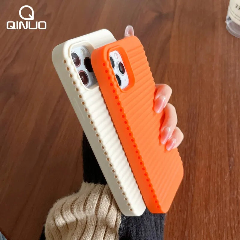 Candy Color Breathable Case - iPhone 7-XR XS Max