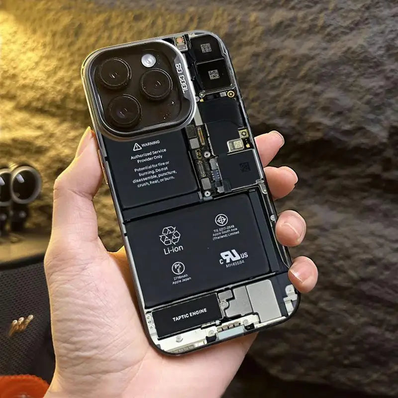 Circuit Anti-Slip Hard Case - iPhone 13-16 Pro Max