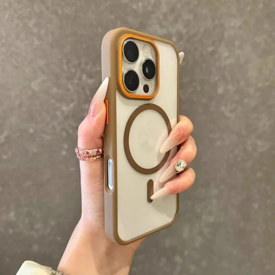 Transparent Magsafe Case - iPhone 12-16 Pro Max