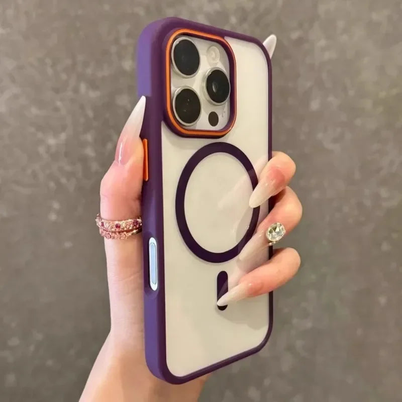 Transparent Magsafe Case - iPhone 12-16 Pro Max