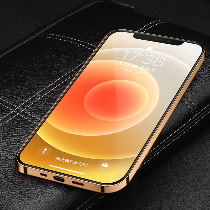 Genuine Leather Soft Edge Case - iPhone 12-13 Pro Max