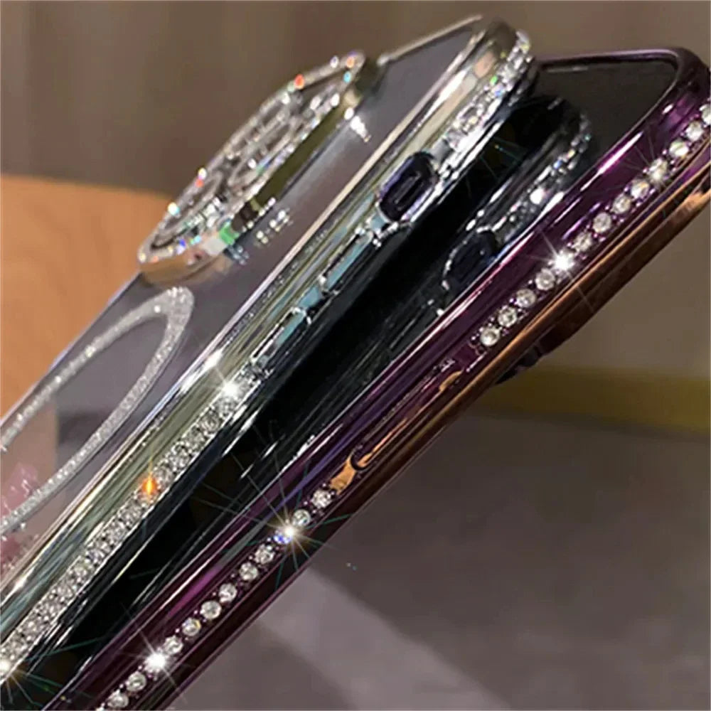 Glitter Diamond Magsafe Case - iPhone 11-16 Pro Max