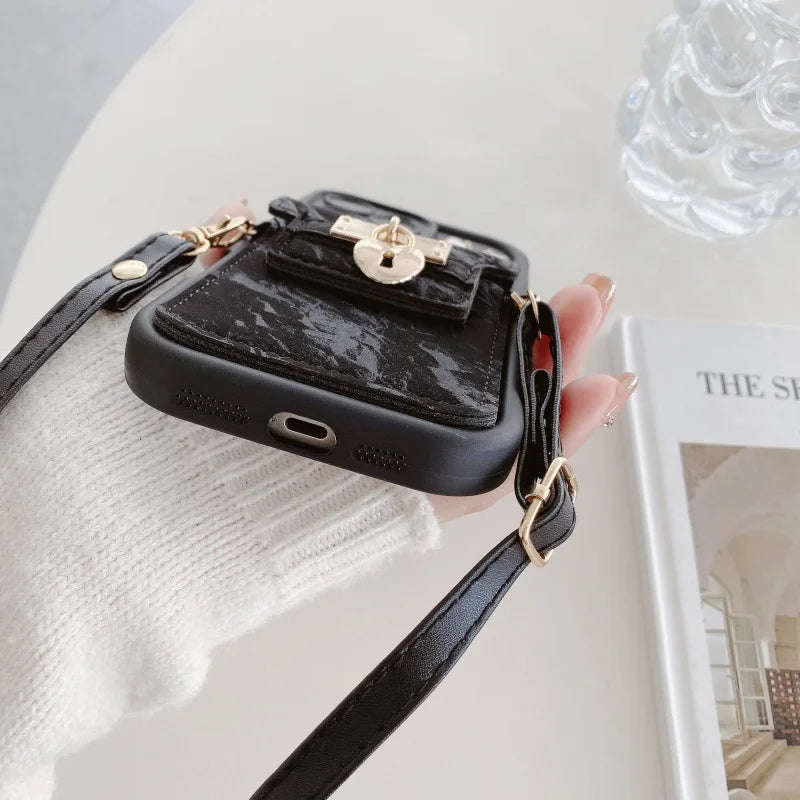 Wallet Lanyard Card Case - iPhone 12-15 Pro Max