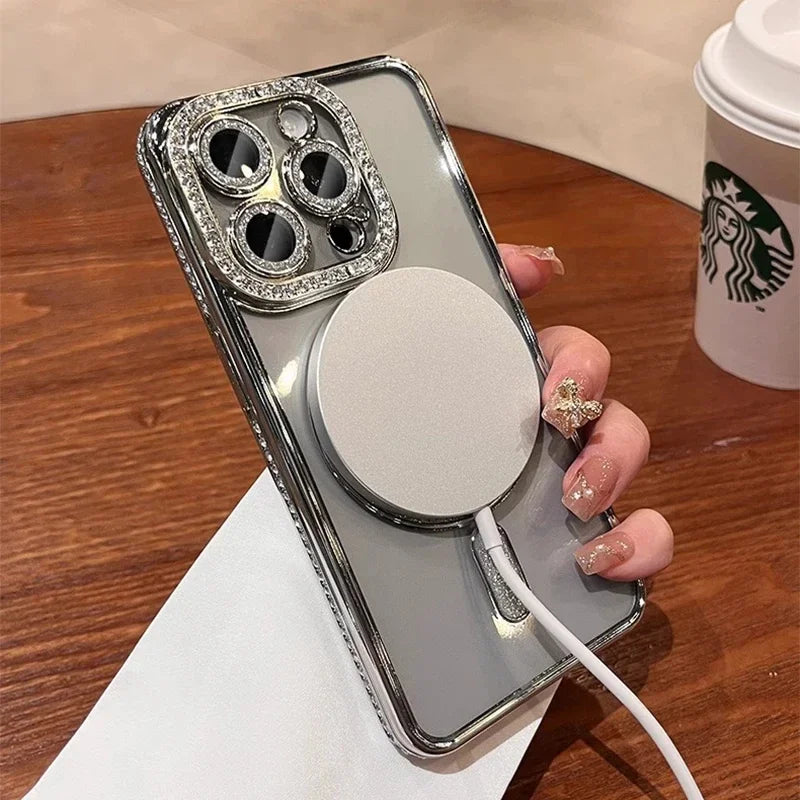 Glitter Diamond Magsafe Case - iPhone 11-16 Pro Max