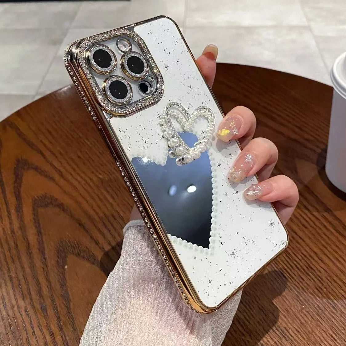 Mirror Pearl Shine Case - iPhone 12-16 Pro Max