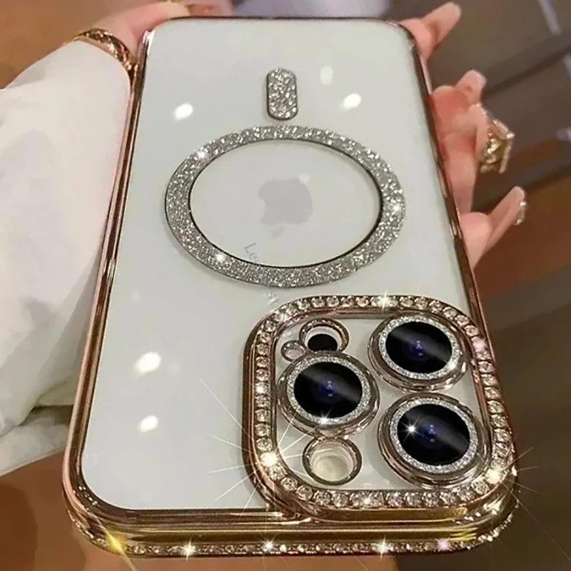 Glitter Diamond Magsafe Case - iPhone 11-16 Pro Max