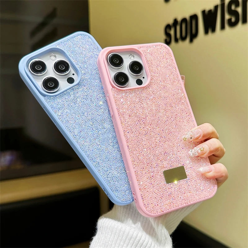 Shiny Diamond Rubber Case - iPhone 11-16