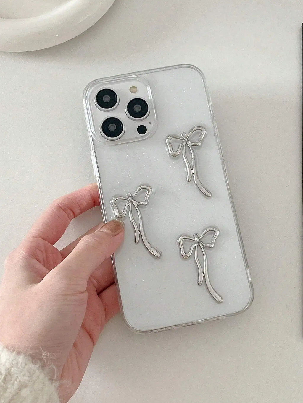 Bowknot Dropproof Clear Case - iPhones