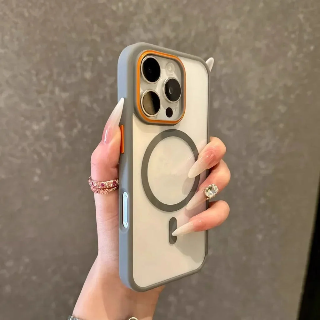 Transparent Magsafe Case - iPhone 12-16 Pro Max