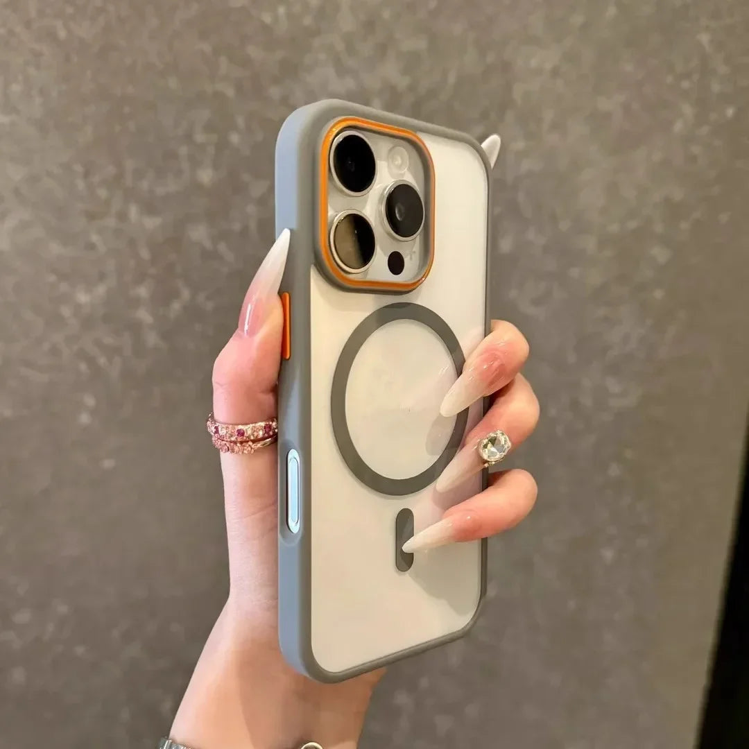 Transparent Magsafe Case - iPhone 12-16 Pro Max