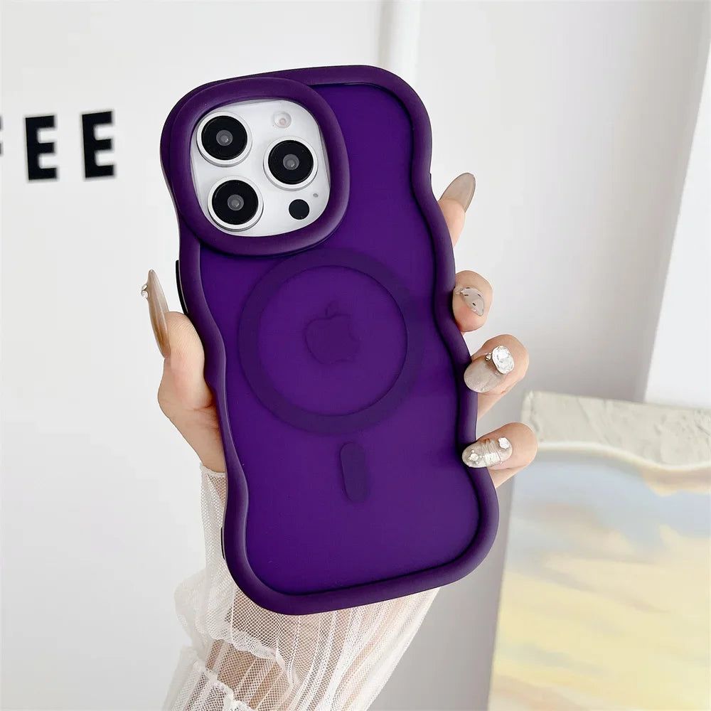 Curly Wave Magsafe Case - iPhone 12-15 Pro Max