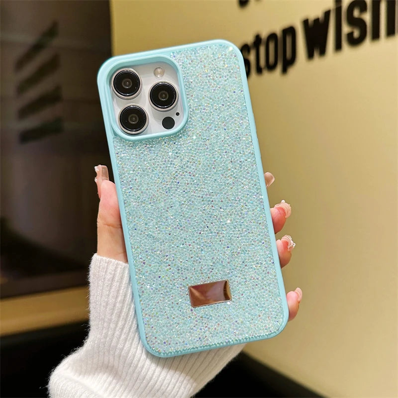 Shiny Diamond Rubber Case - iPhone 11-16