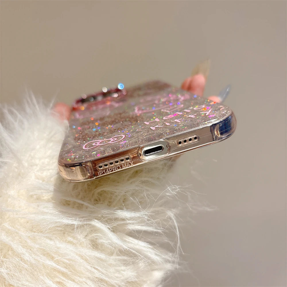 Glitter Blingbow Bumper Case - iPhone 14-16 Pro Max