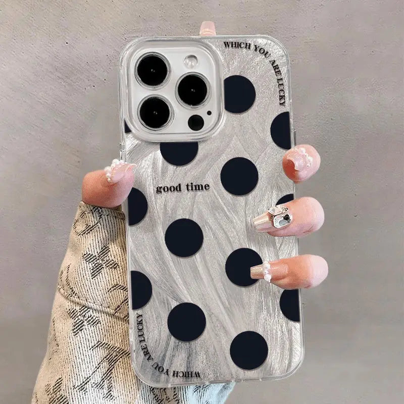 Pink Love Heart Shockproof Case - iPhone 6-15 SE2