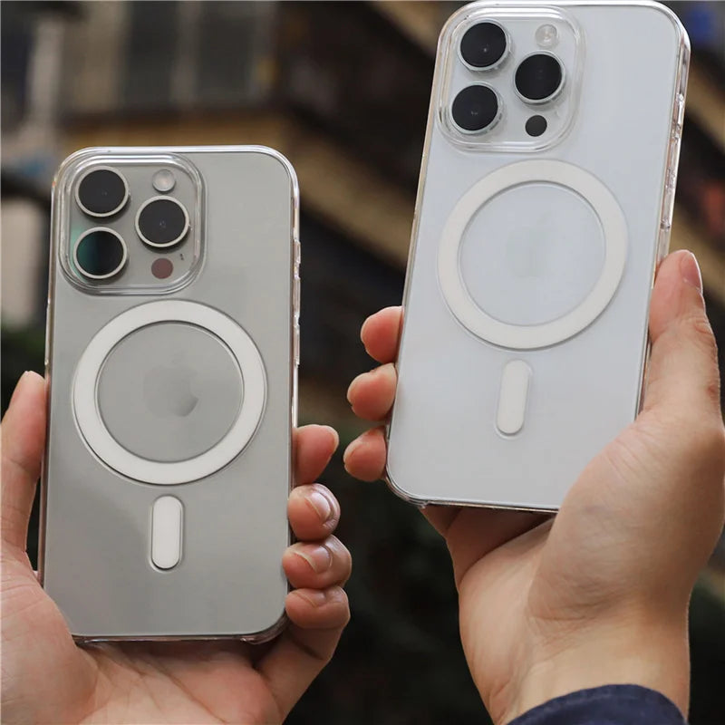 Transparent Magsafe Case - iPhone 13-15 Pro Max