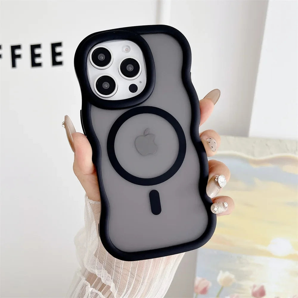 Curly Wave Magsafe Case - iPhone 12-15 Pro Max