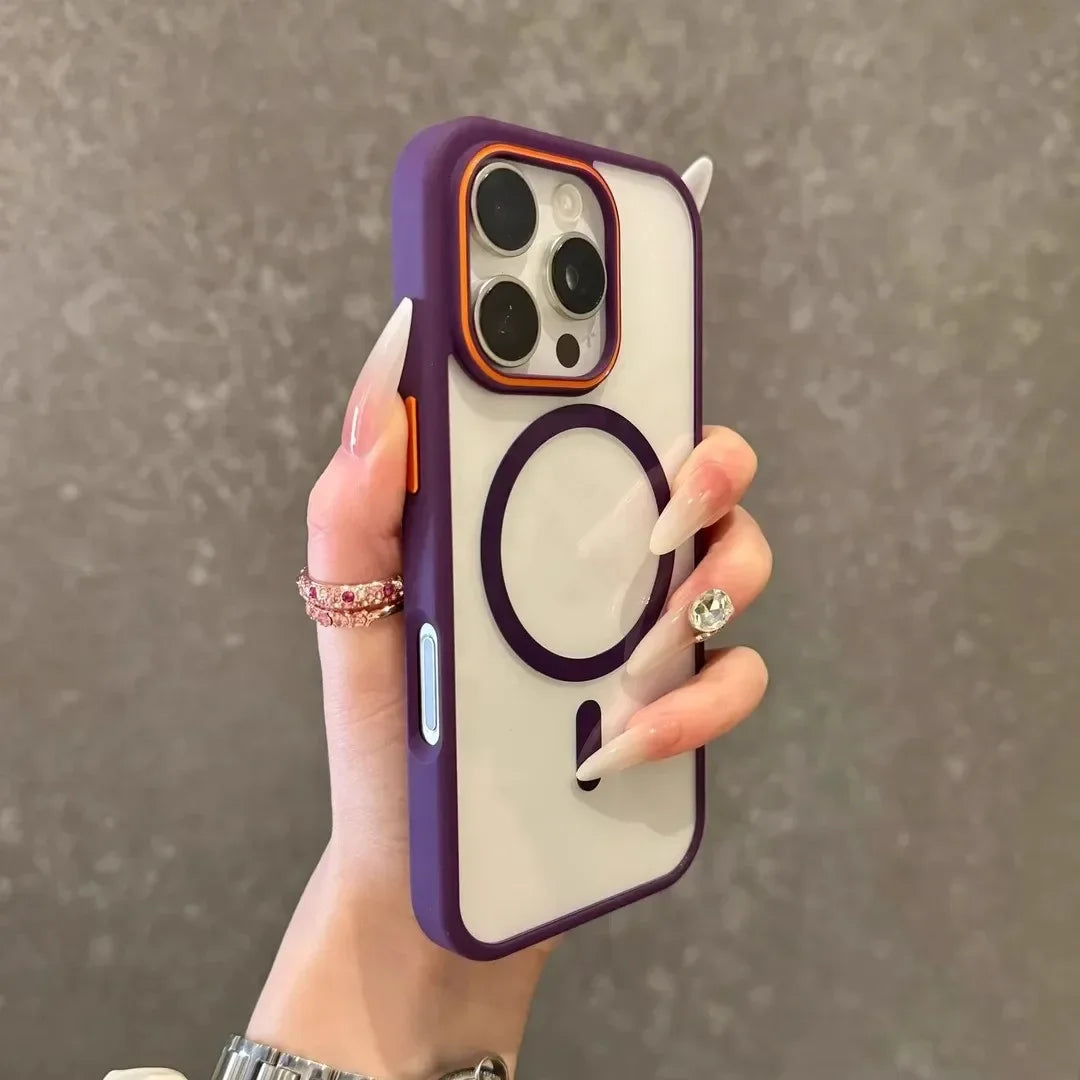 Transparent Magsafe Case - iPhone 12-16 Pro Max