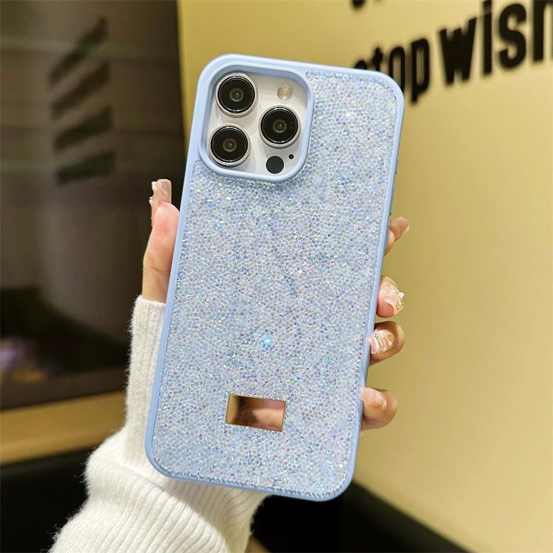 Shiny Diamond Rubber Case - iPhone 11-16