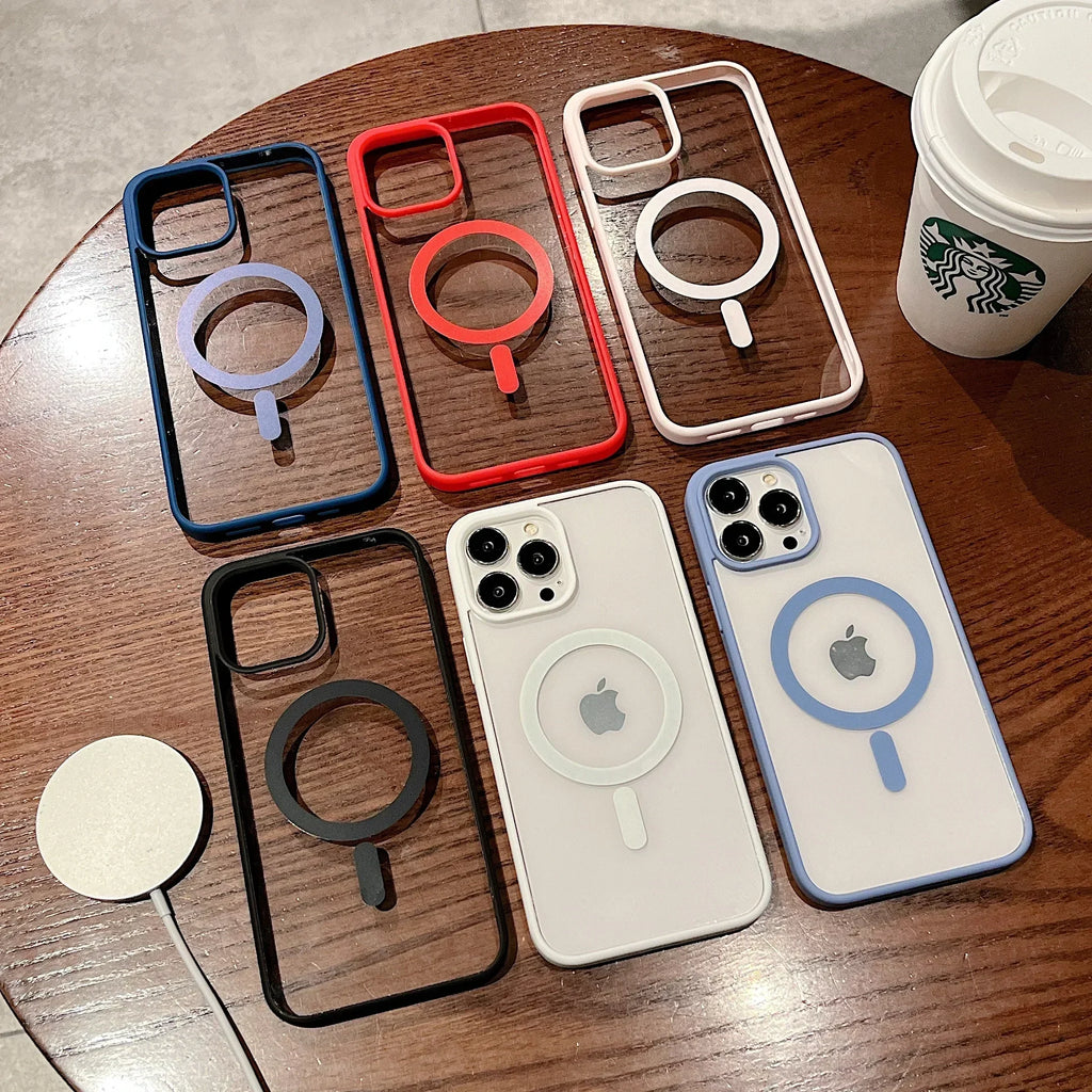 Colorful Magsafe Matte Case - iPhone 11-16 Pro Max