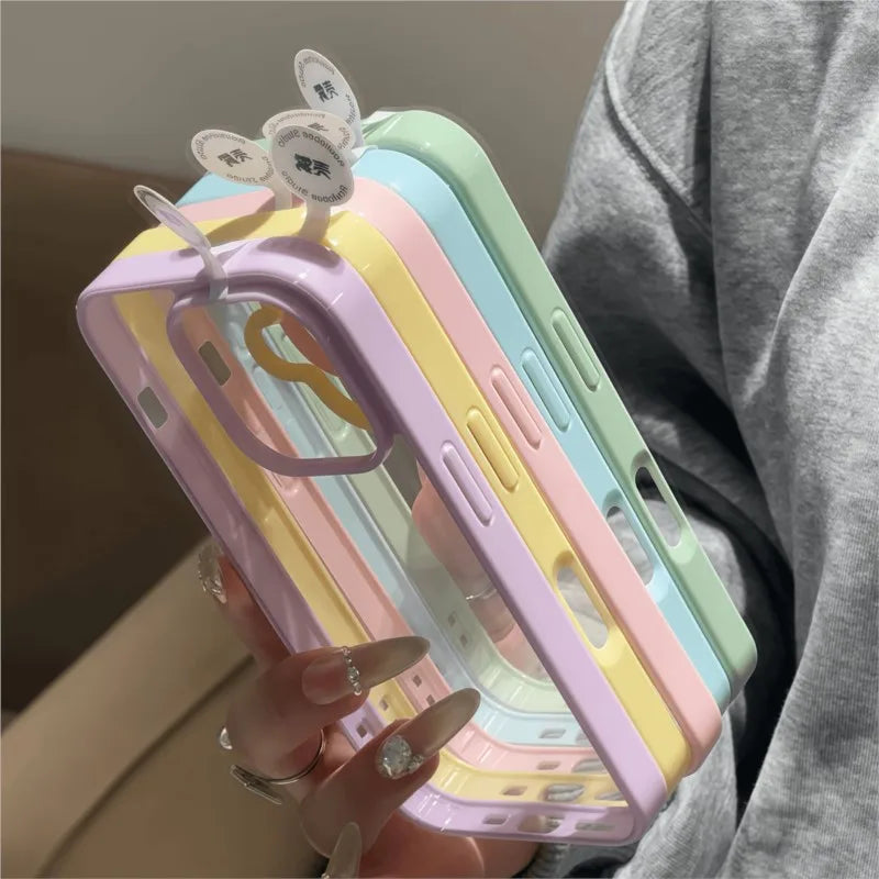 Luxury Clear Shockproof Case - iPhone 14-16 Pro Max