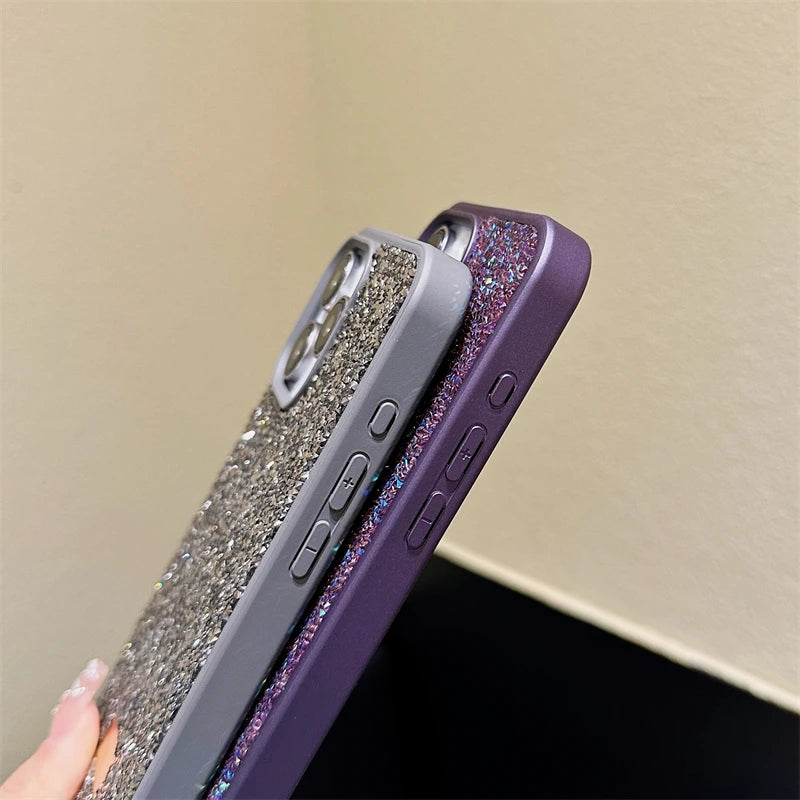 Shiny Diamond Rubber Case - iPhone 11-16