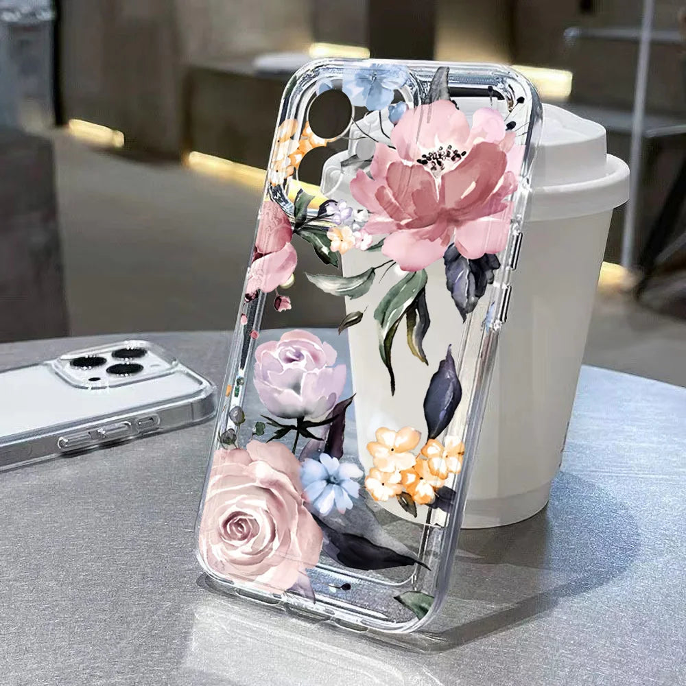 Lotus Flower Soft Case - iPhone 12-16 Pro Max